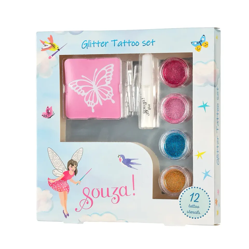 Souza! Glitter Tattoo set tatuaggi 1 kit