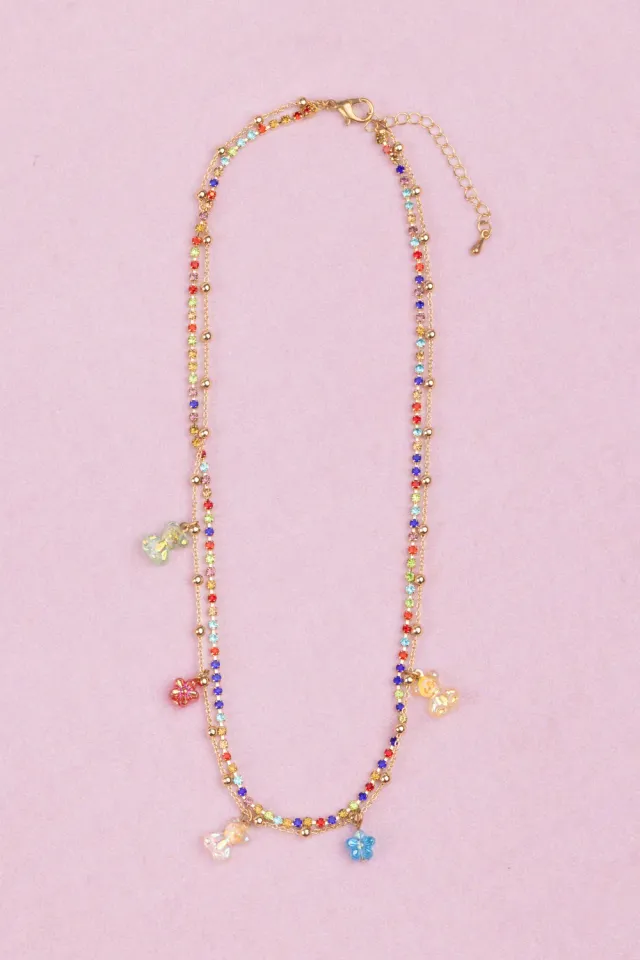 Great Pretenders Gummy Glam collana orsetti gommosi