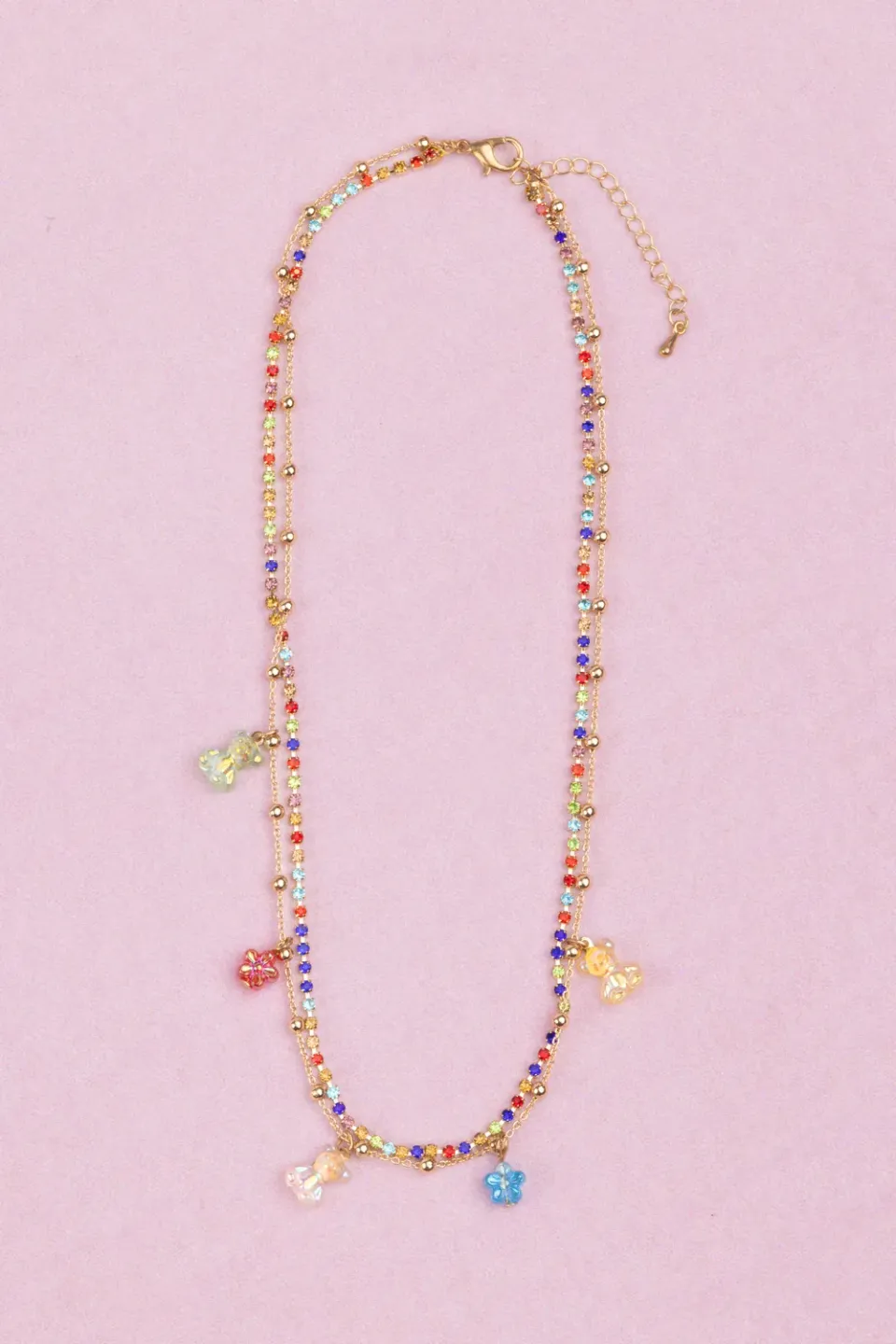 Great Pretenders Gummy Glam collana orsetti gommosi