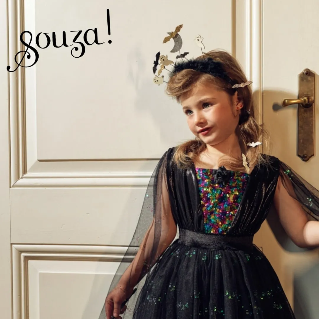 Souza! Agatha vestito strega luminoso bambina Halloween