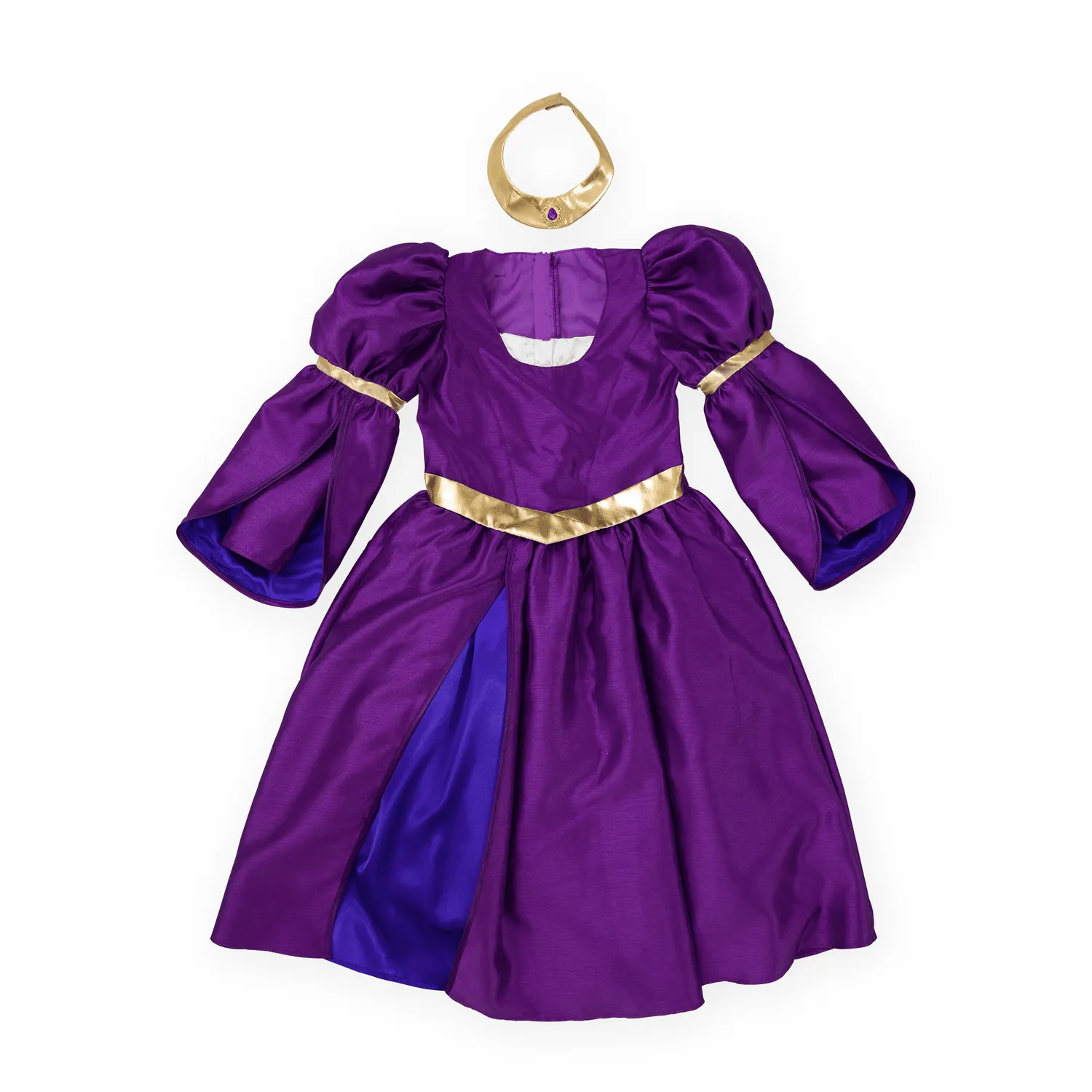 Pretend to Bee Rapunzel vestito bambina in raso