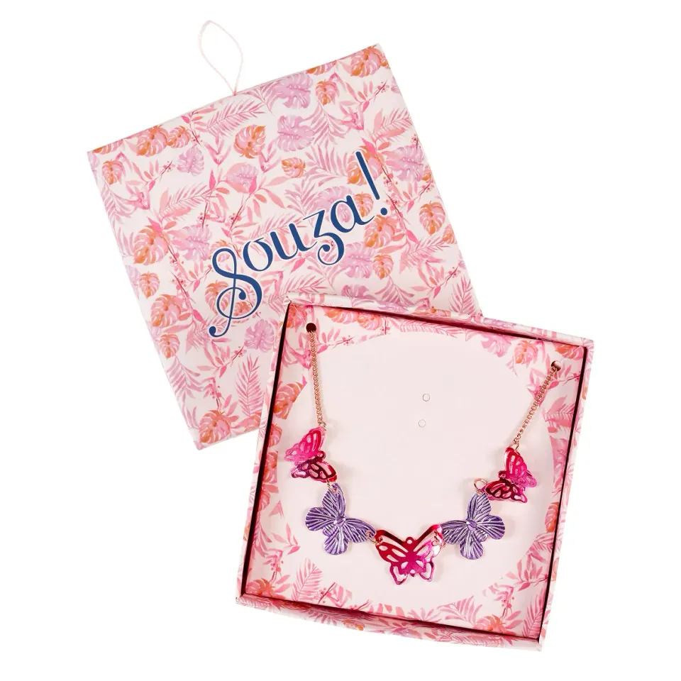 Souza! Giftbox collana farfalla multicolore regalo